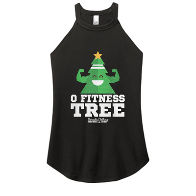 O Fitness Tree Color Rocker Tank
