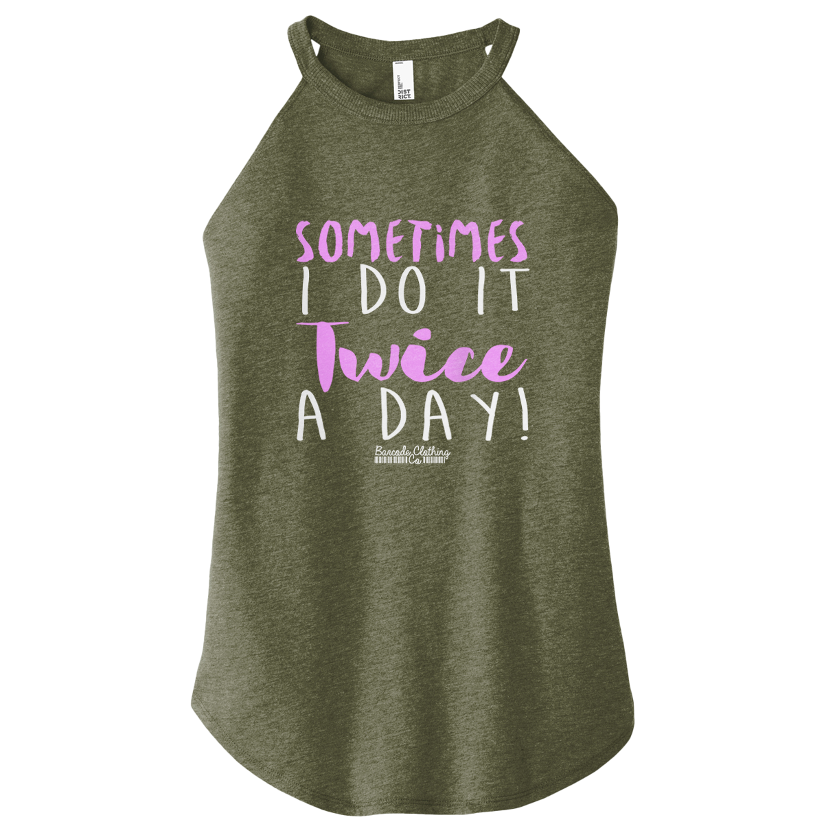 Twice A Day Color Rocker Tank