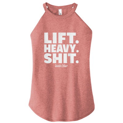 Lift Heavy Shit Color Rocker Tank