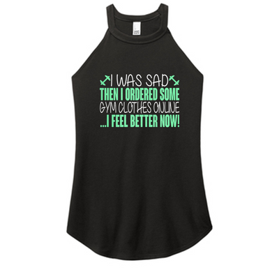 I Was Sad Color Rocker Tank