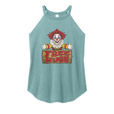 Free Hugs Color Rocker Tank