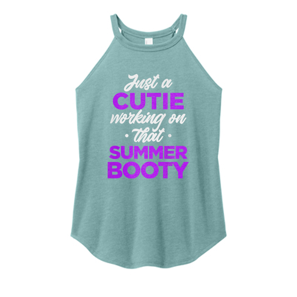 Summer Booty Color Rocker Tank