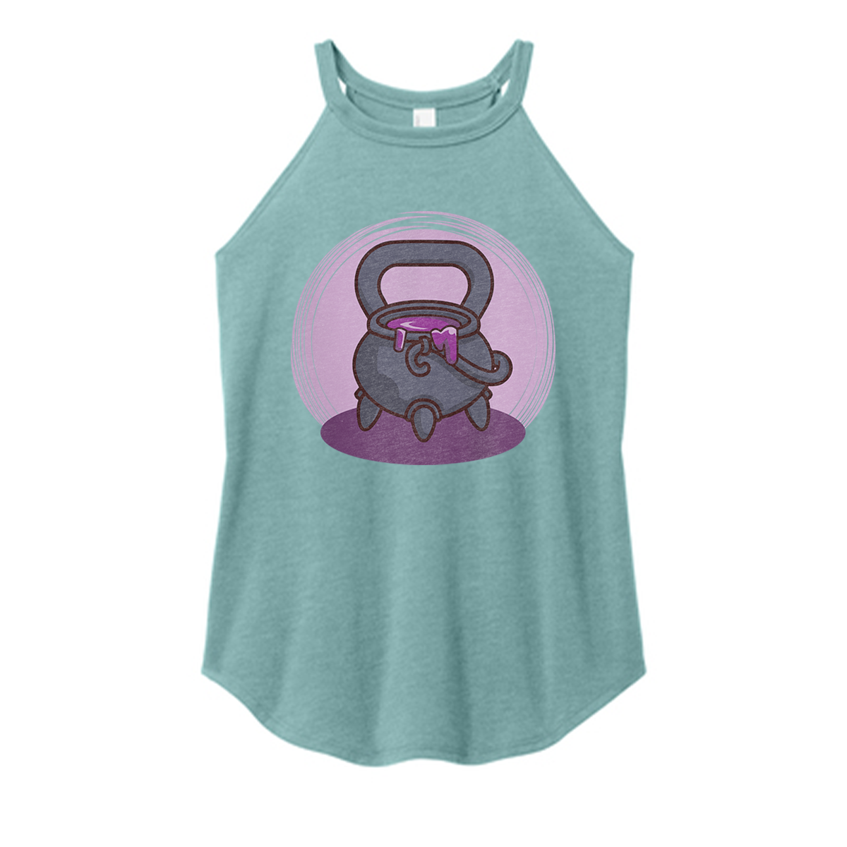 Kettlebell Couldron Color Rocker Tank