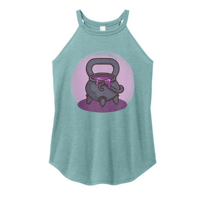 Kettlebell Couldron Color Rocker Tank