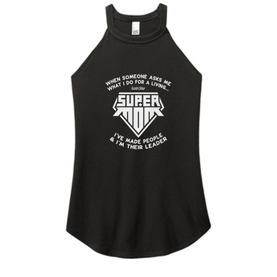 Super Mom Color Rocker Tank