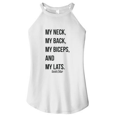 My Neck My Back My Biceps Rocker Tank