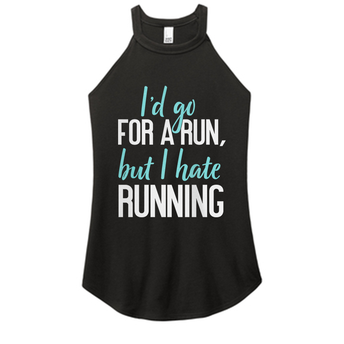 Go For A Run Color Rocker Tank