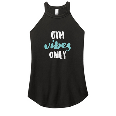 Gym Vibes Only Color Rocker Tank