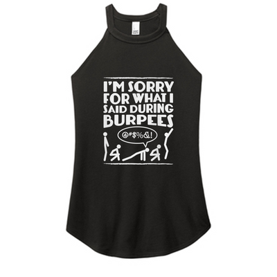 Sorry Burpees Color Rocker Tank