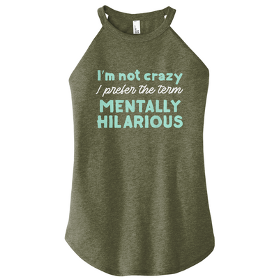 Mentally Hilarious Color Rocker Tank