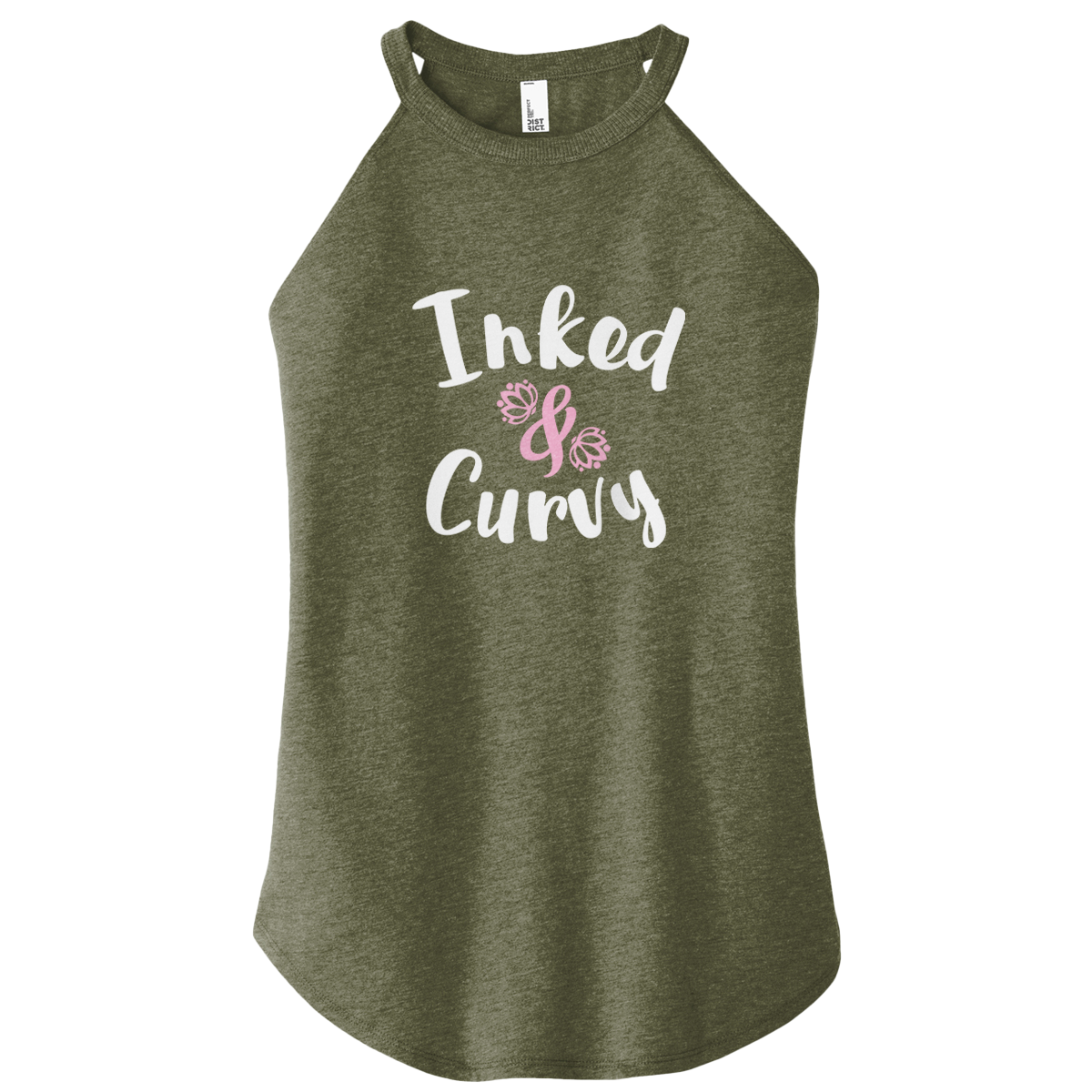 Inked & Curvy Color Rocker Tank