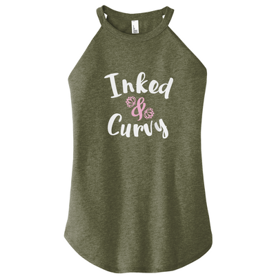 Inked & Curvy Color Rocker Tank