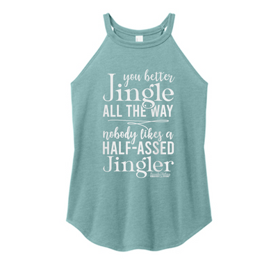 You Better Jingle Color Rocker Tank