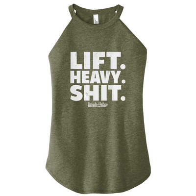 Lift Heavy Shit Color Rocker Tank