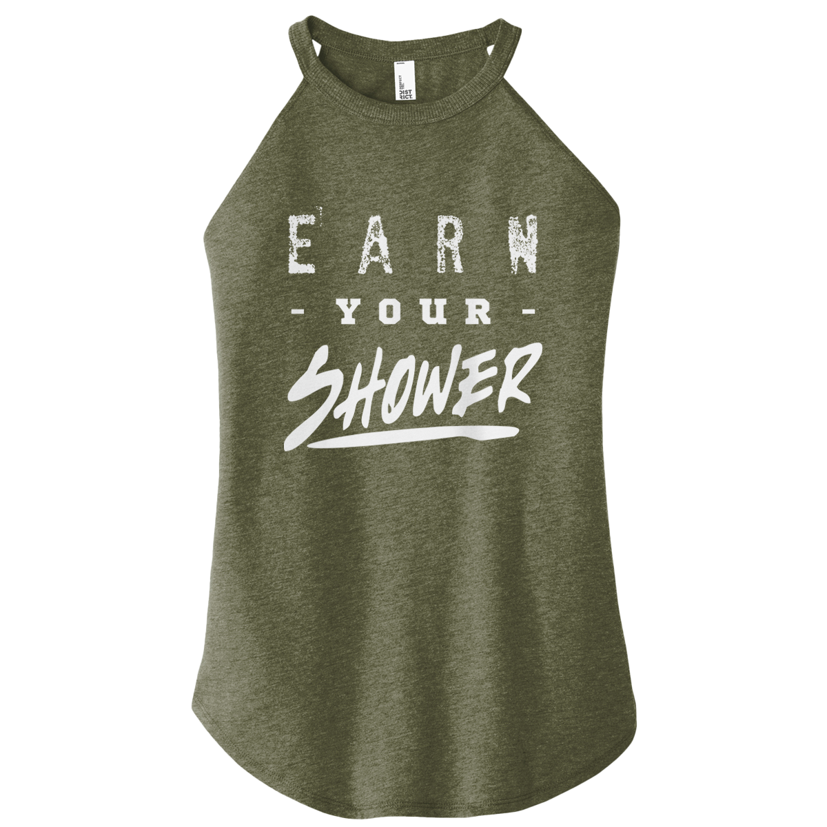 Earn Your Shower Color Rocker Tank