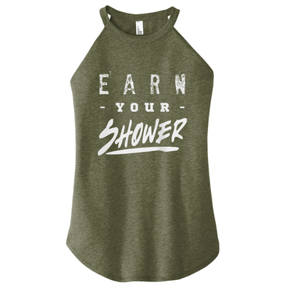 Earn Your Shower Color Rocker Tank