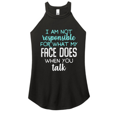 Not Responsible Color Rocker Tank