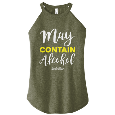 May Contain Alcohol Color Rocker Tank