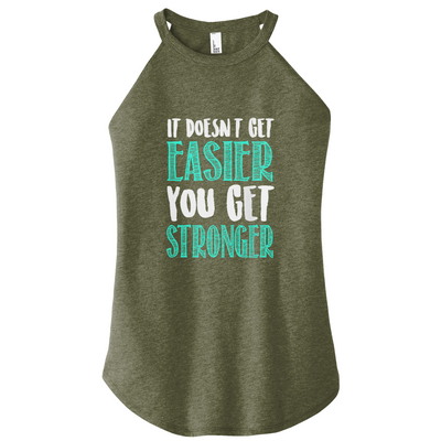 It Doesn't Get Easier Color Rocker Tank