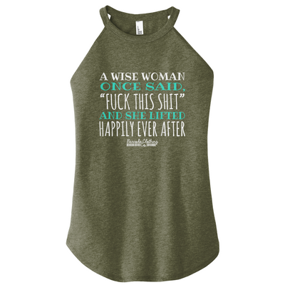 A Wise Woman Once Said Color Rocker Tank