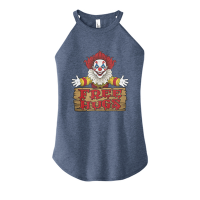 Free Hugs Color Rocker Tank