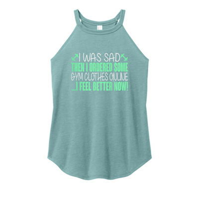 I Was Sad Color Rocker Tank