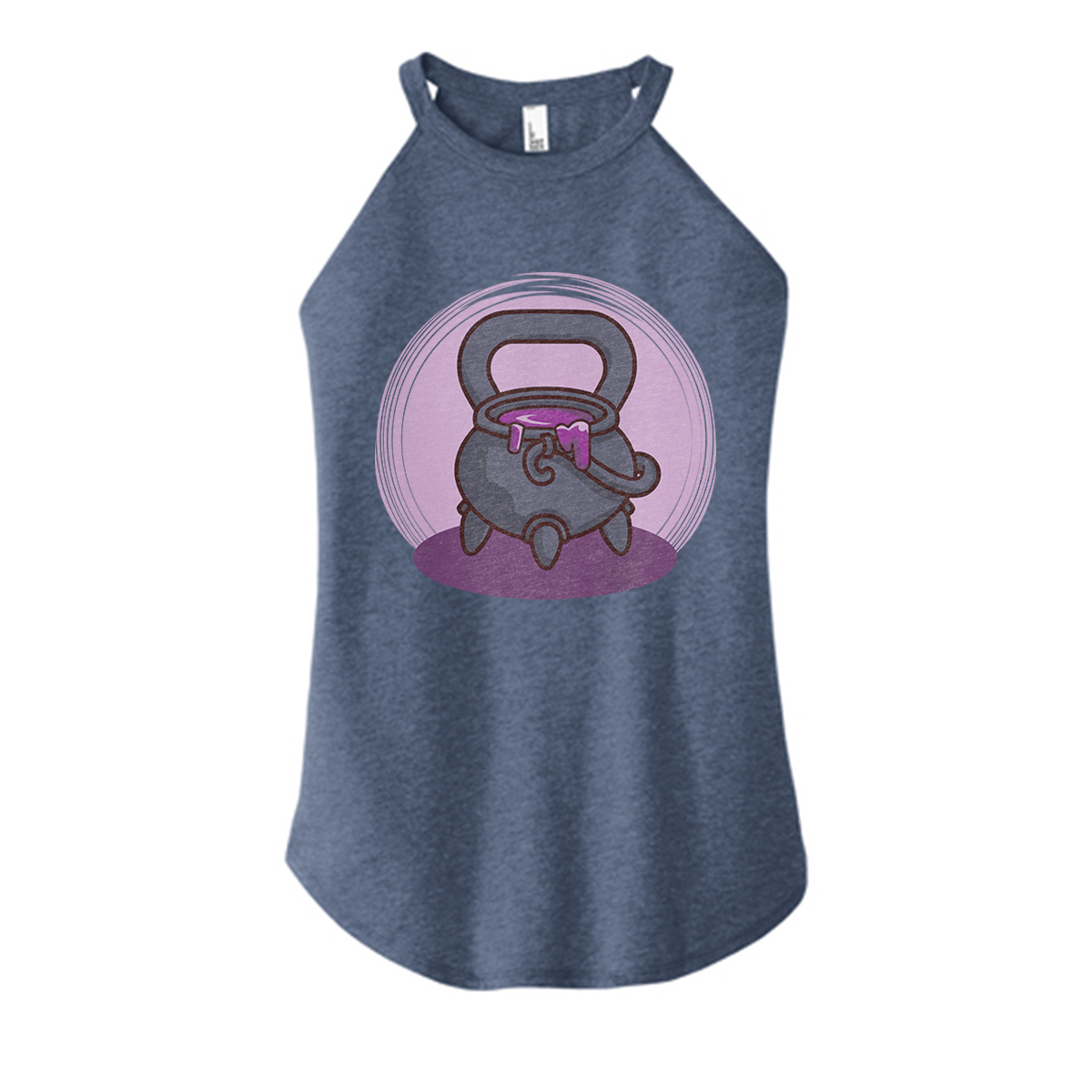 Kettlebell Couldron Color Rocker Tank