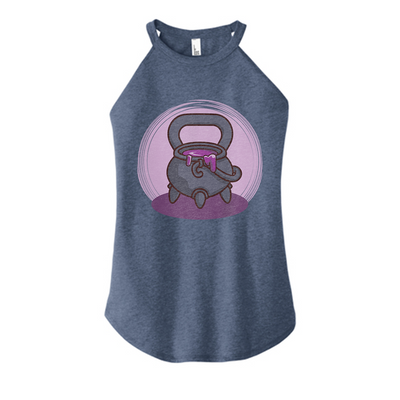 Kettlebell Couldron Color Rocker Tank
