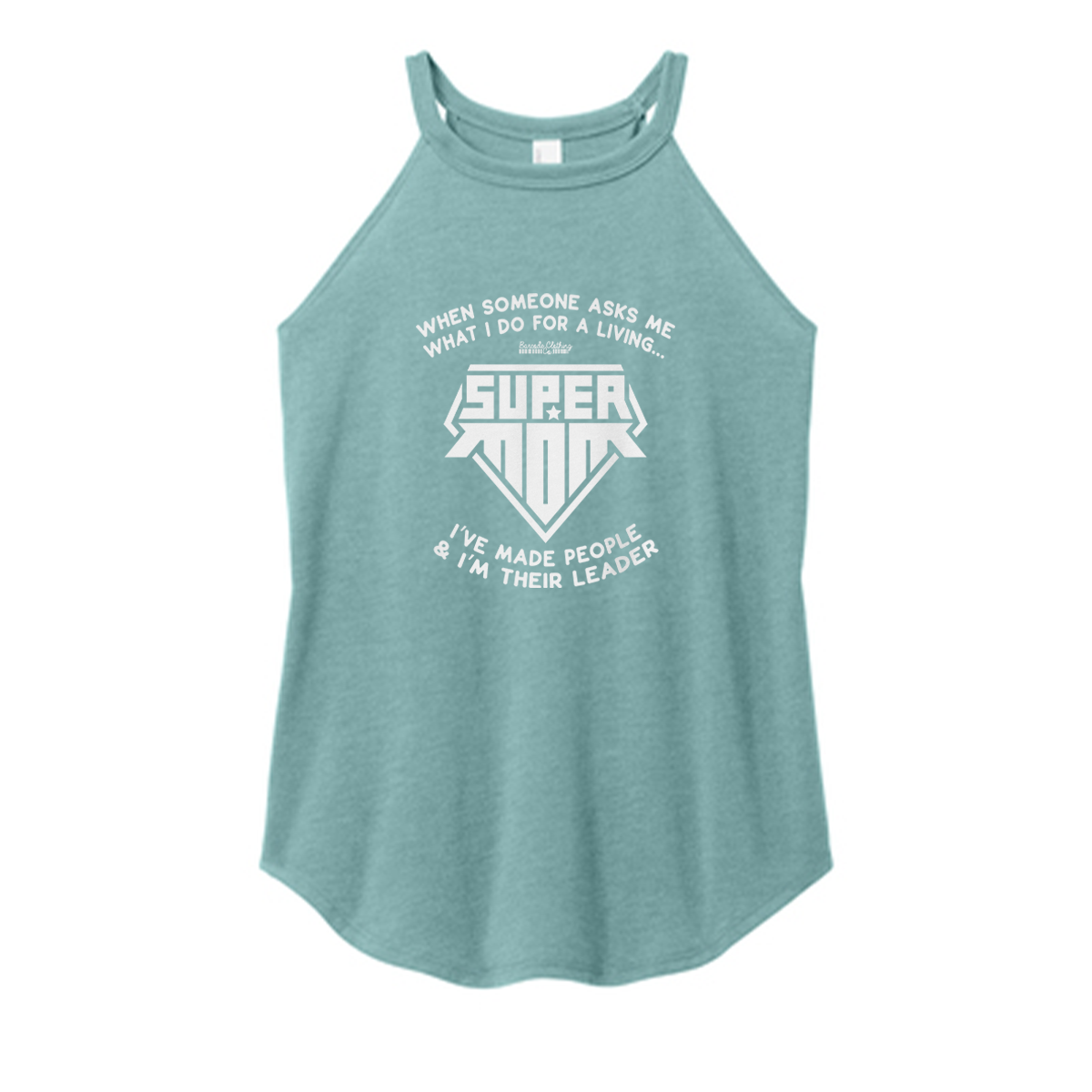 Super Mom Color Rocker Tank