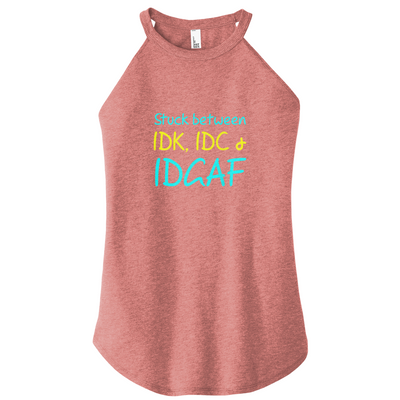 Stuck Between Color Rocker Tank