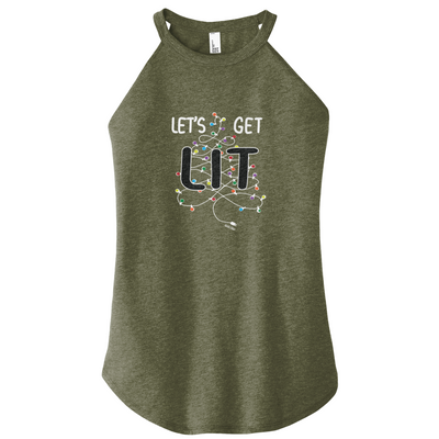 Let's Get Lit Color Rocker Tank