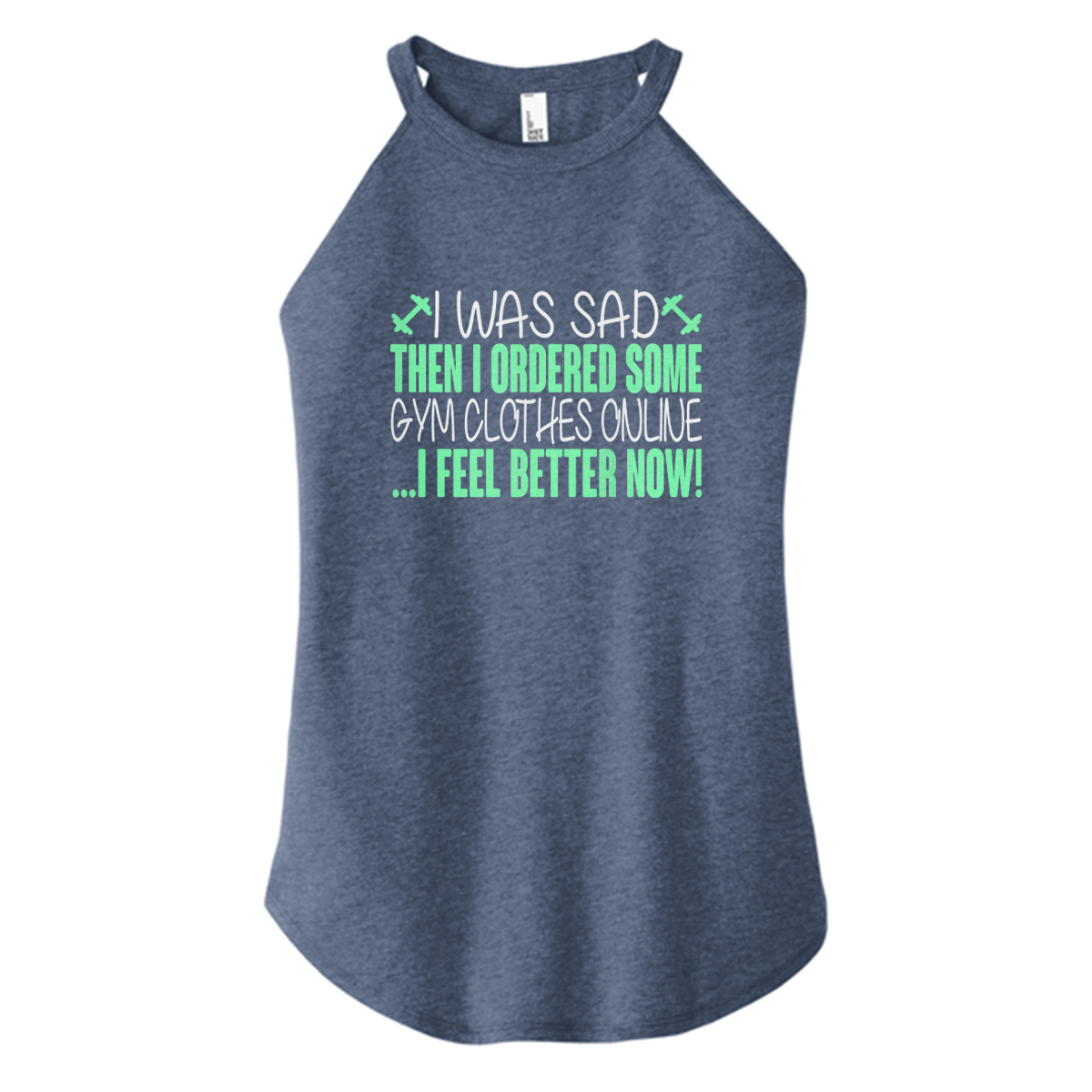 I Was Sad Color Rocker Tank