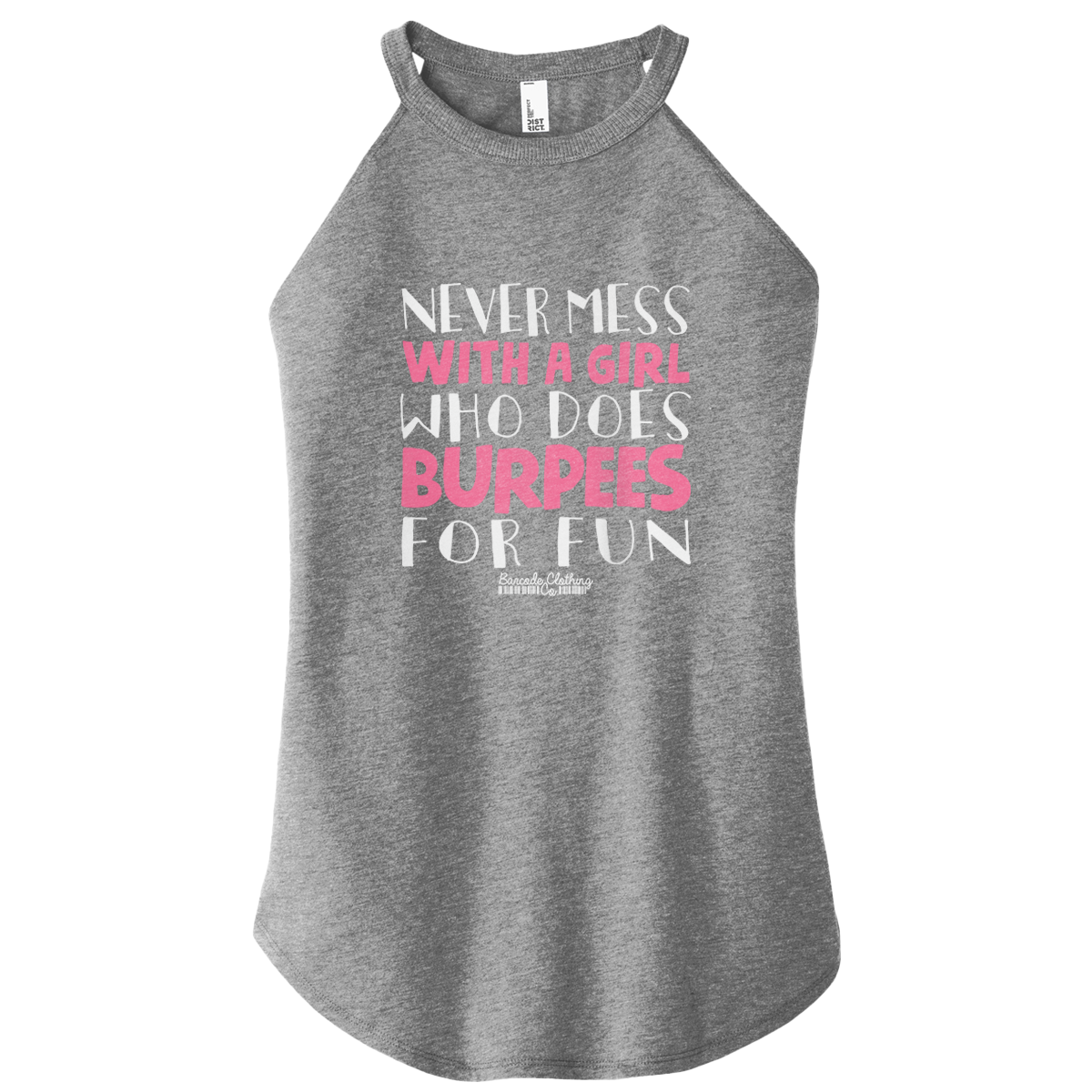 Never Mess With A Girl Color Rocker Tank