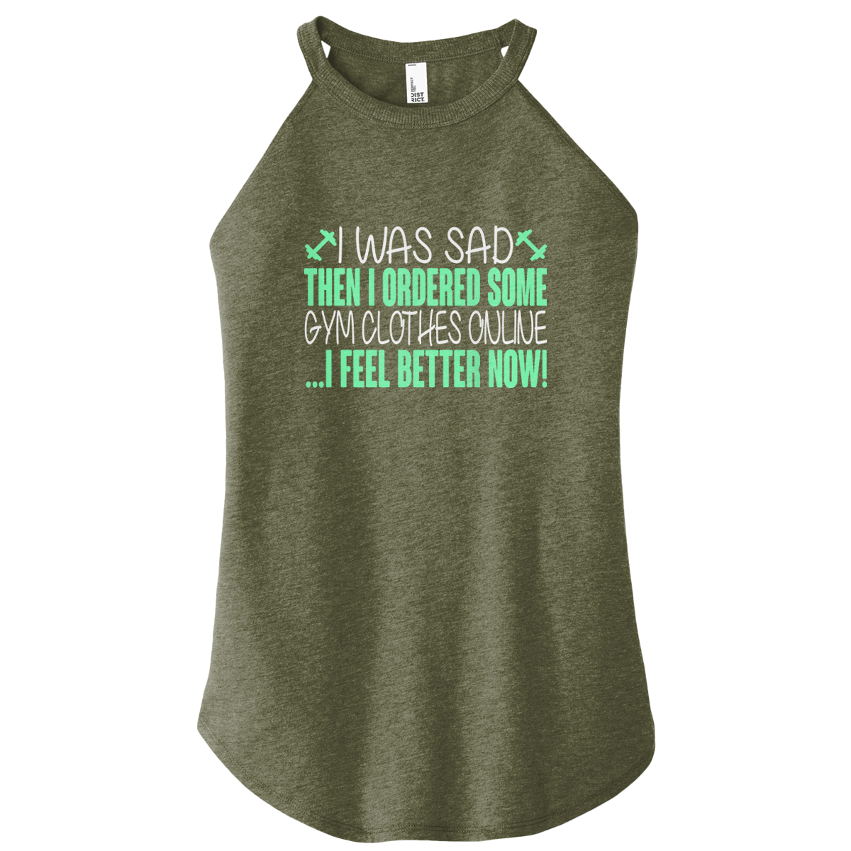 I Was Sad Color Rocker Tank