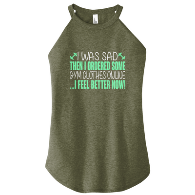 I Was Sad Color Rocker Tank
