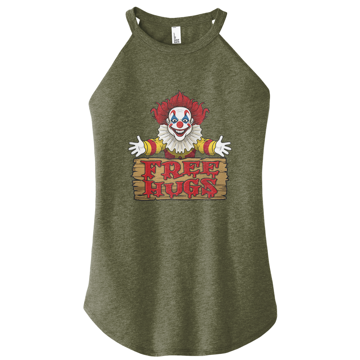 Free Hugs Color Rocker Tank