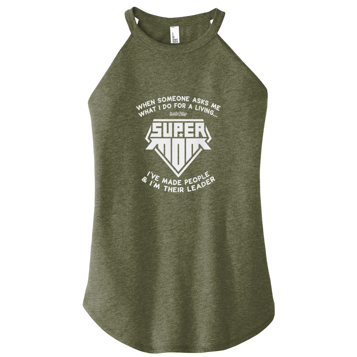 Super Mom Color Rocker Tank