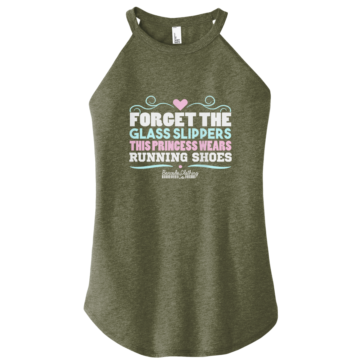 Forget The Glass Slippers Color Rocker Tank