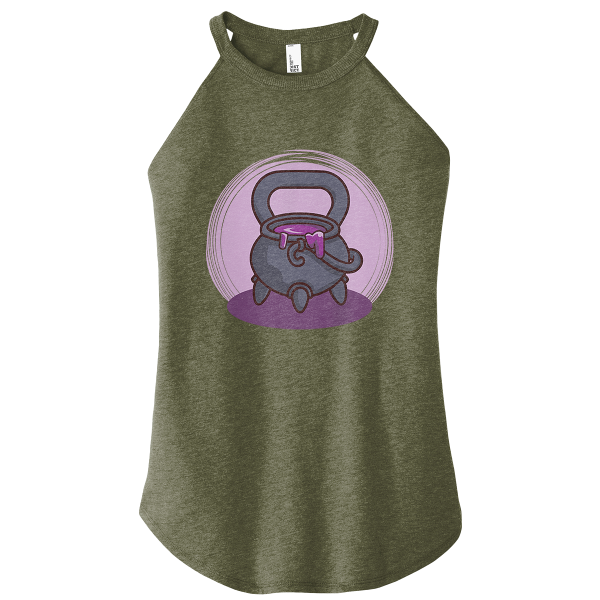 Kettlebell Couldron Color Rocker Tank
