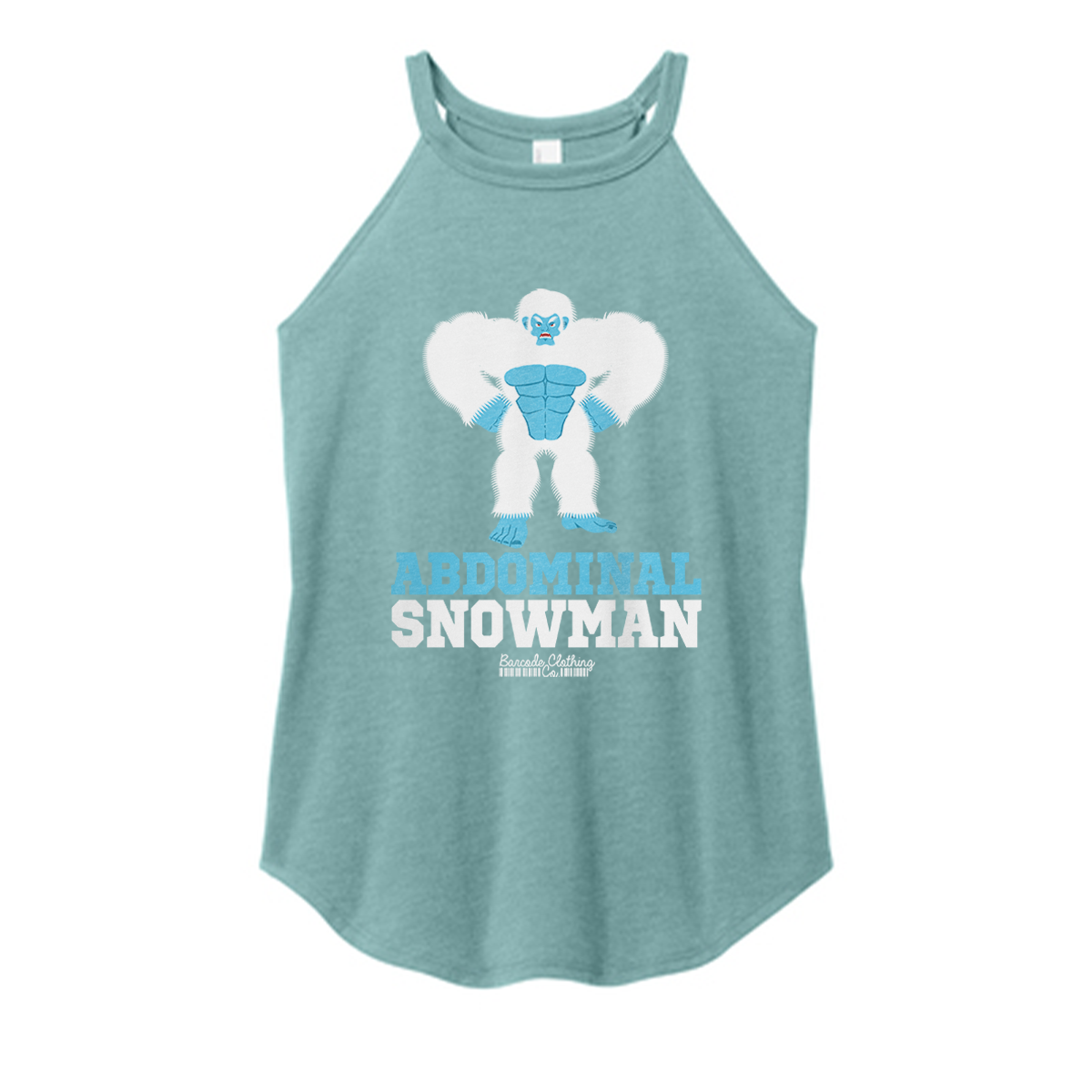Abdominal Snowman Color Rocker Tank