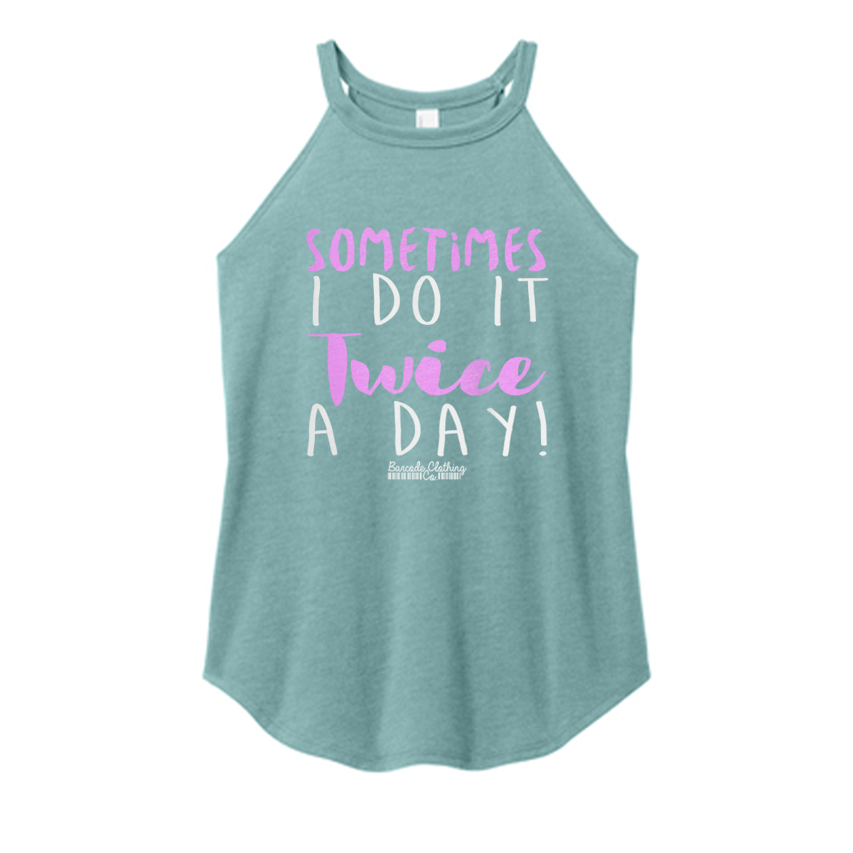 Twice A Day Color Rocker Tank