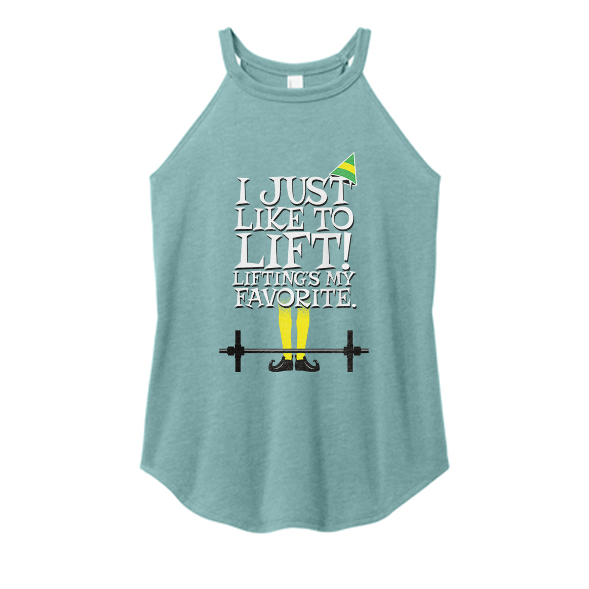 Lifting's My Favorite Color Rocker Tank