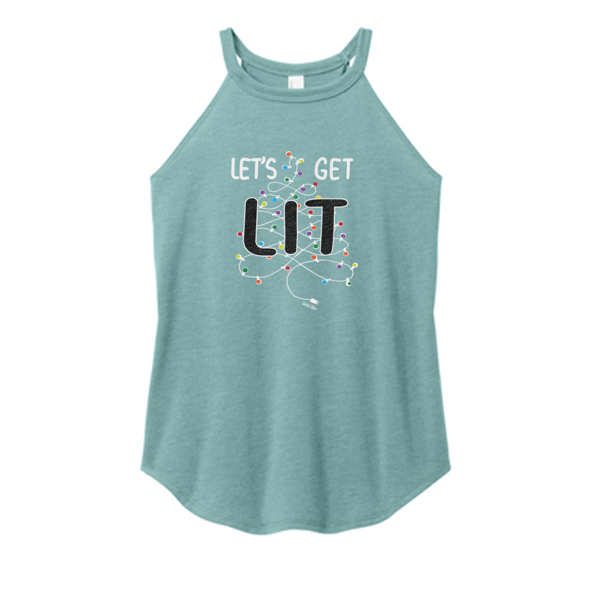 Let's Get Lit Color Rocker Tank