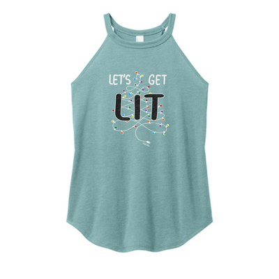 Let's Get Lit Color Rocker Tank