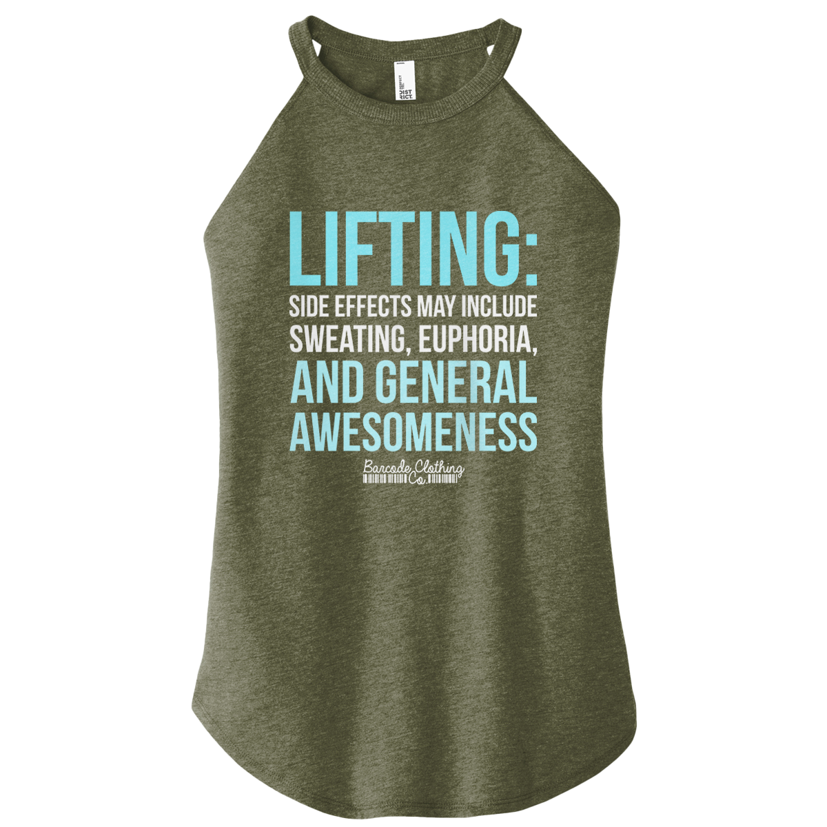 Lifting Side Effects Color Rocker Tank