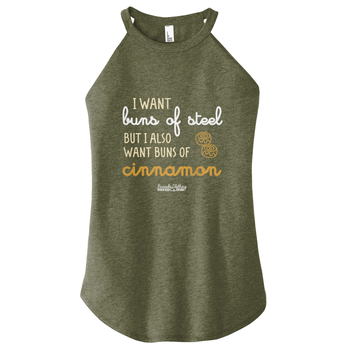 Cinnamon Buns Color Rocker Tank