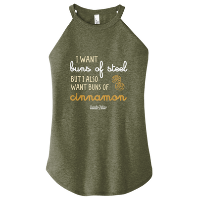 Cinnamon Buns Color Rocker Tank