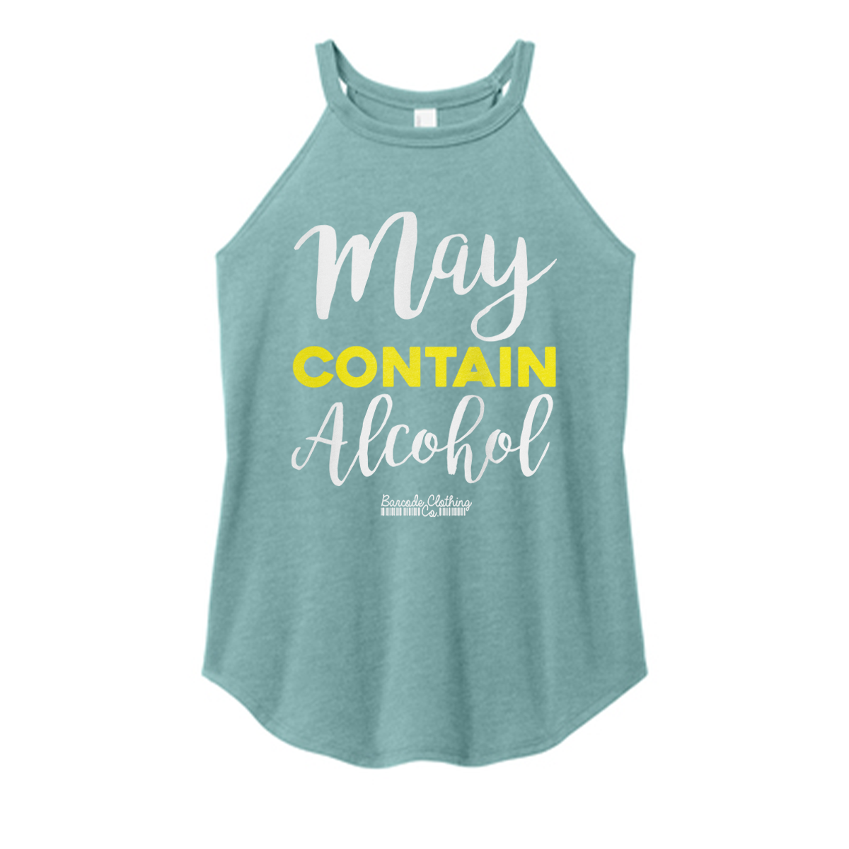 May Contain Alcohol Color Rocker Tank