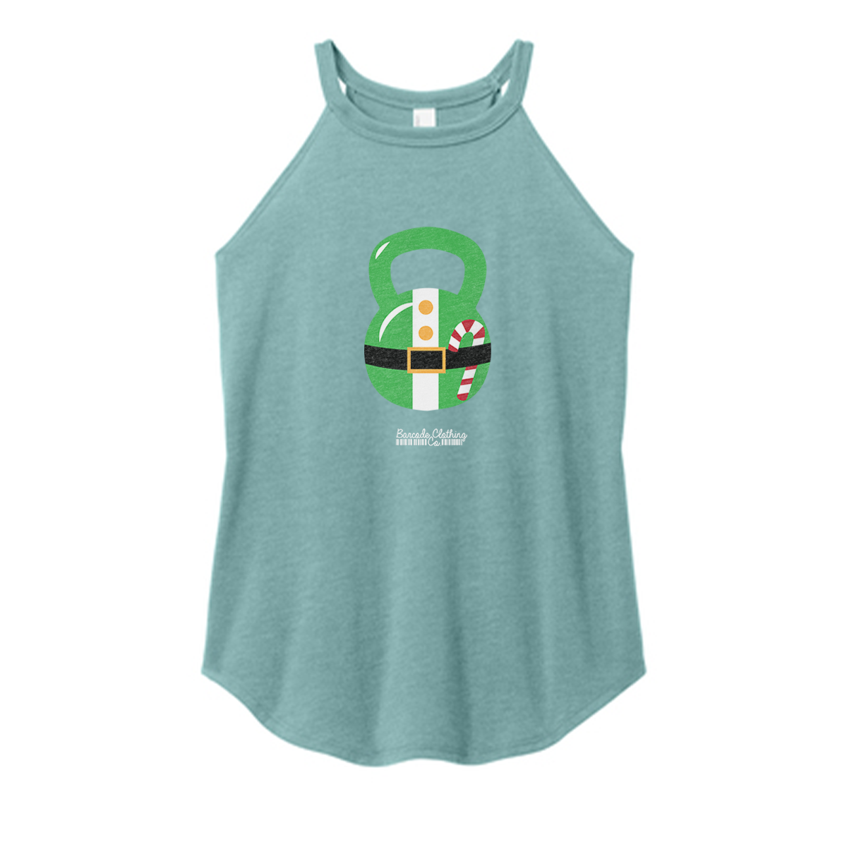 Elf Kettlebell Color Rocker Tank