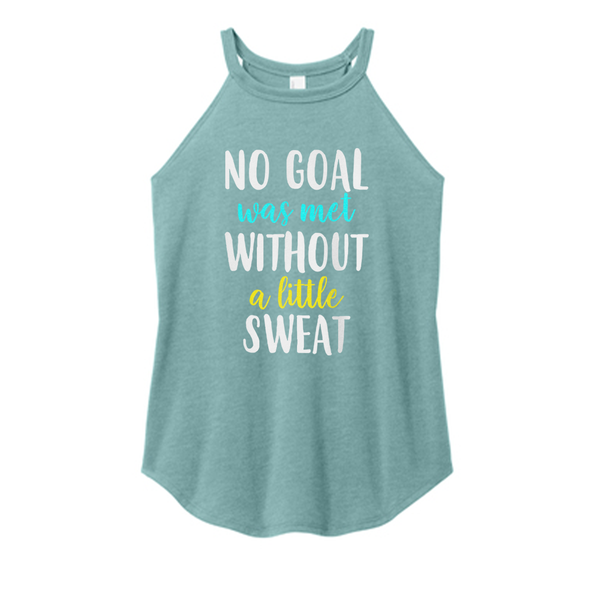 No Goal Was Met Color Rocker Tank